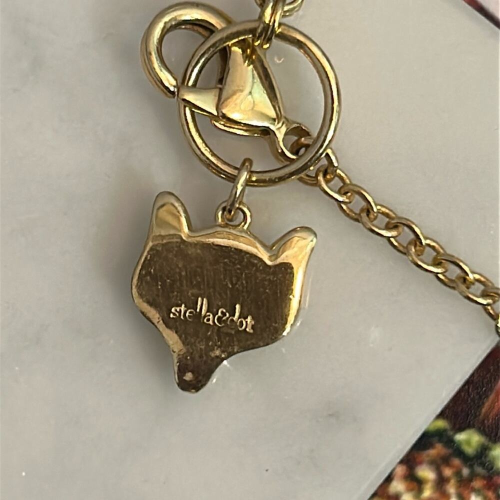 Stella & Dot Vintage Wonderland Necklace #187 Charms gold tone - Picture 5 of 7